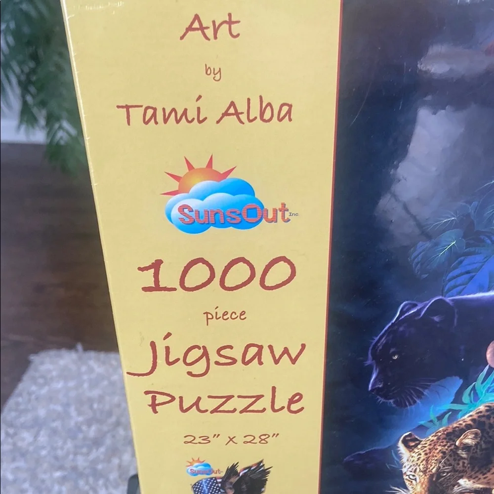 Big Cat Prowess Jigsaw Puzzle - 1000 Piece - Yellow